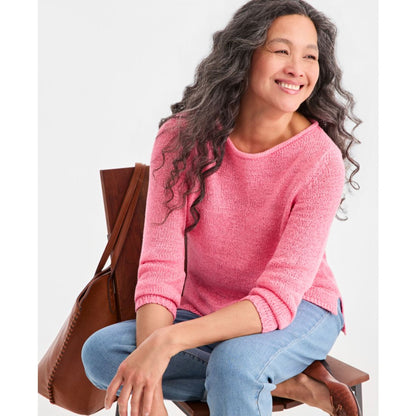 Style & Co Women's Tape Yarn Roll Neck Sweater, Macy's Exclusive