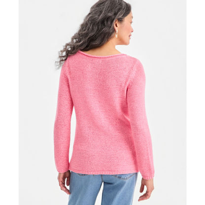 Style & Co Women's Tape Yarn Roll Neck Sweater, Macy's Exclusive