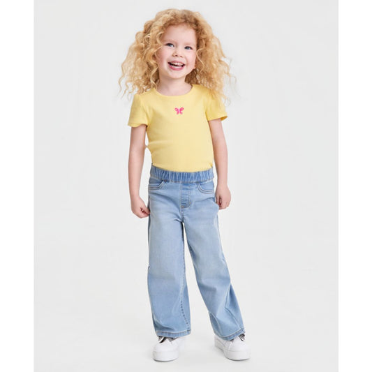 Epic Threads Girls' 12M-5T Wide-Leg Pull-On Jeans, Macy's Exclusive