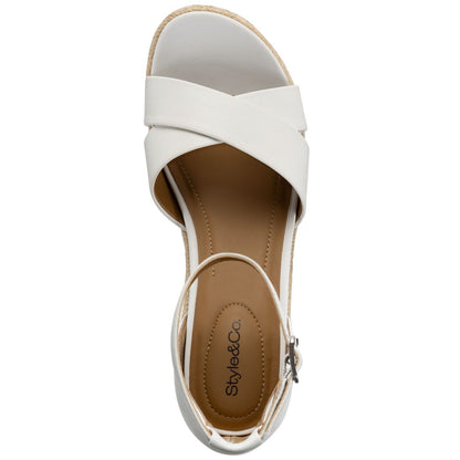 Style & Co. Women's Theaa X-Band Wedge Espadrilles Sandals, Macy's Exclusive