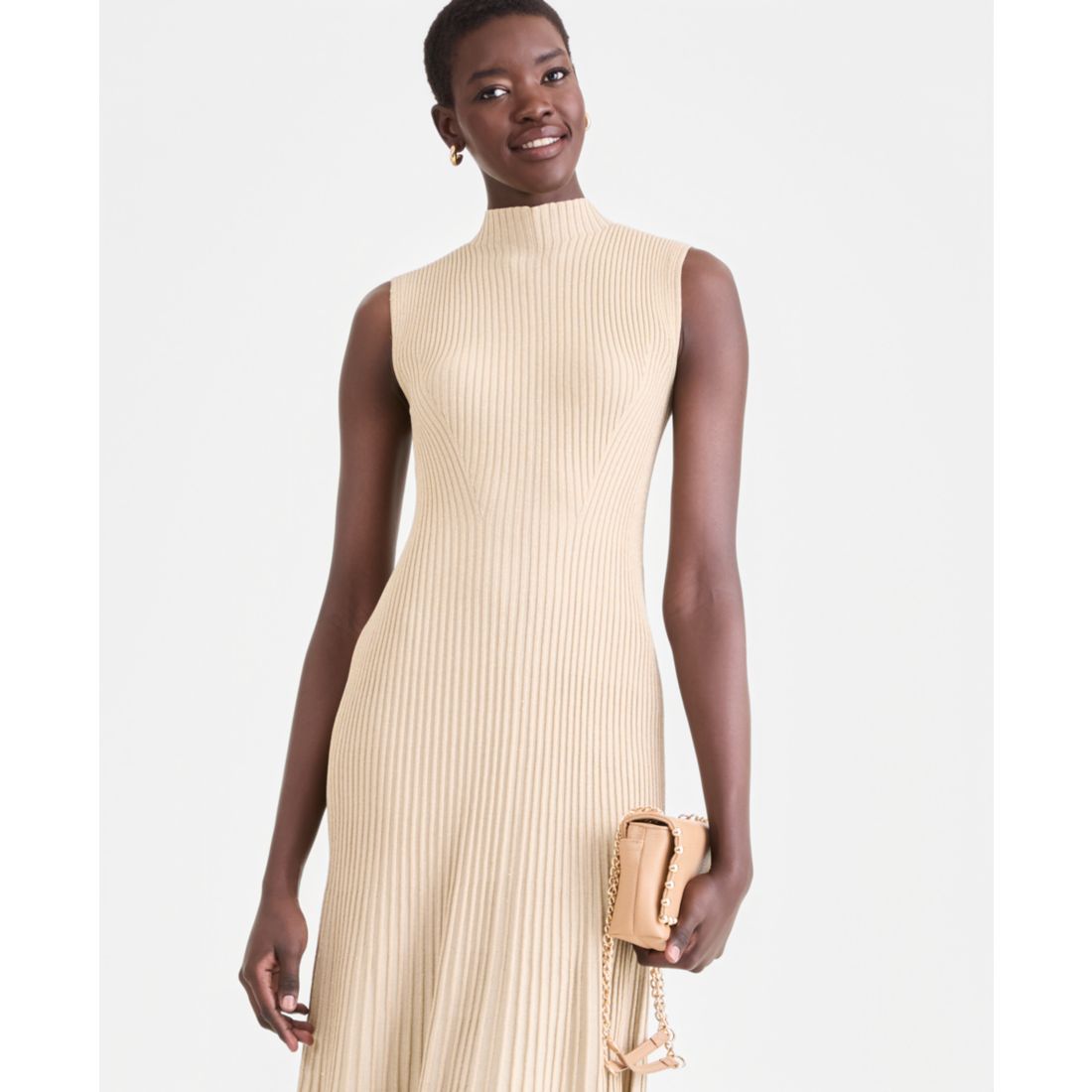 I.n.c. International Concepts Women's Cap-Sleeve Sweater Dress, Exclusively at Macy's