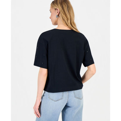 I.n.c. International Concepts Women's Embellished T-Shirt, Macy's Exclusive