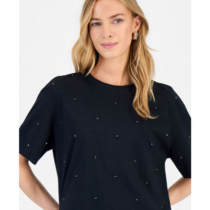 I.n.c. International Concepts Women's Embellished T-Shirt, Macy's Exclusive