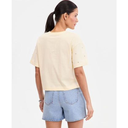 I.n.c. International Concepts Women's Embellished T-Shirt, Macy's Exclusive