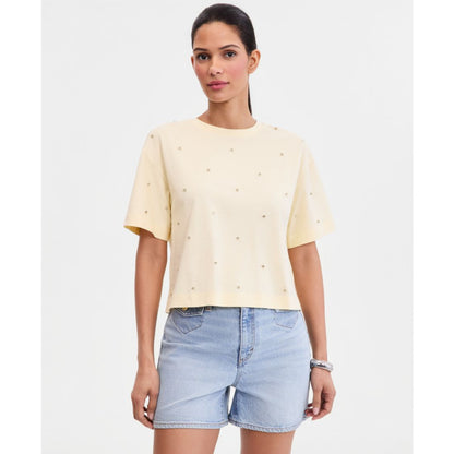 I.n.c. International Concepts Women's Embellished T-Shirt, Macy's Exclusive
