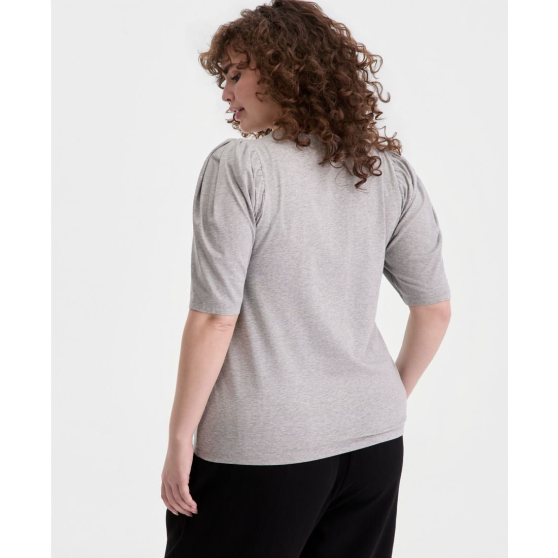 On 34th Trendy Plus Size Puff Sleeve Top, Macy's Exclusive