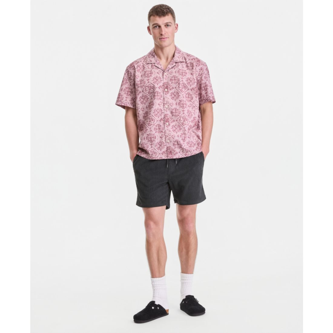Sun + Stone Men's Drawcord 6" Pull-On Shorts, Macy's Exclusive