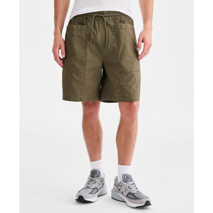 Sun + Stone Men's Josh Cotton 8" Pull-On Shorts, Macy's Exclusive