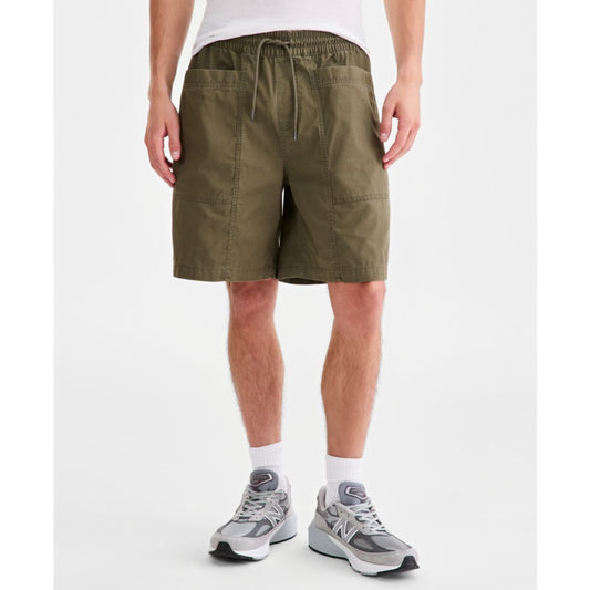Sun + Stone Men's Josh Cotton 8" Pull-On Shorts, Macy's Exclusive