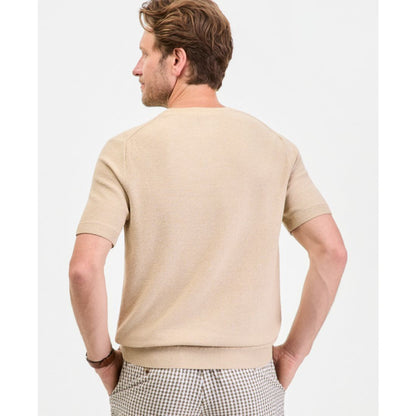 Club Room Men's Short-Sleeve Boucle Sweater T-Shirt, Macy's Exclusive