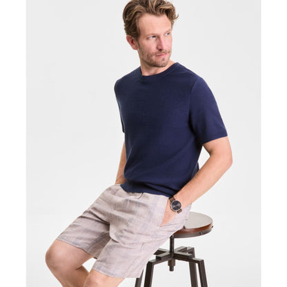 Club Room Men's Short-Sleeve Boucle Sweater T-Shirt, Macy's Exclusive