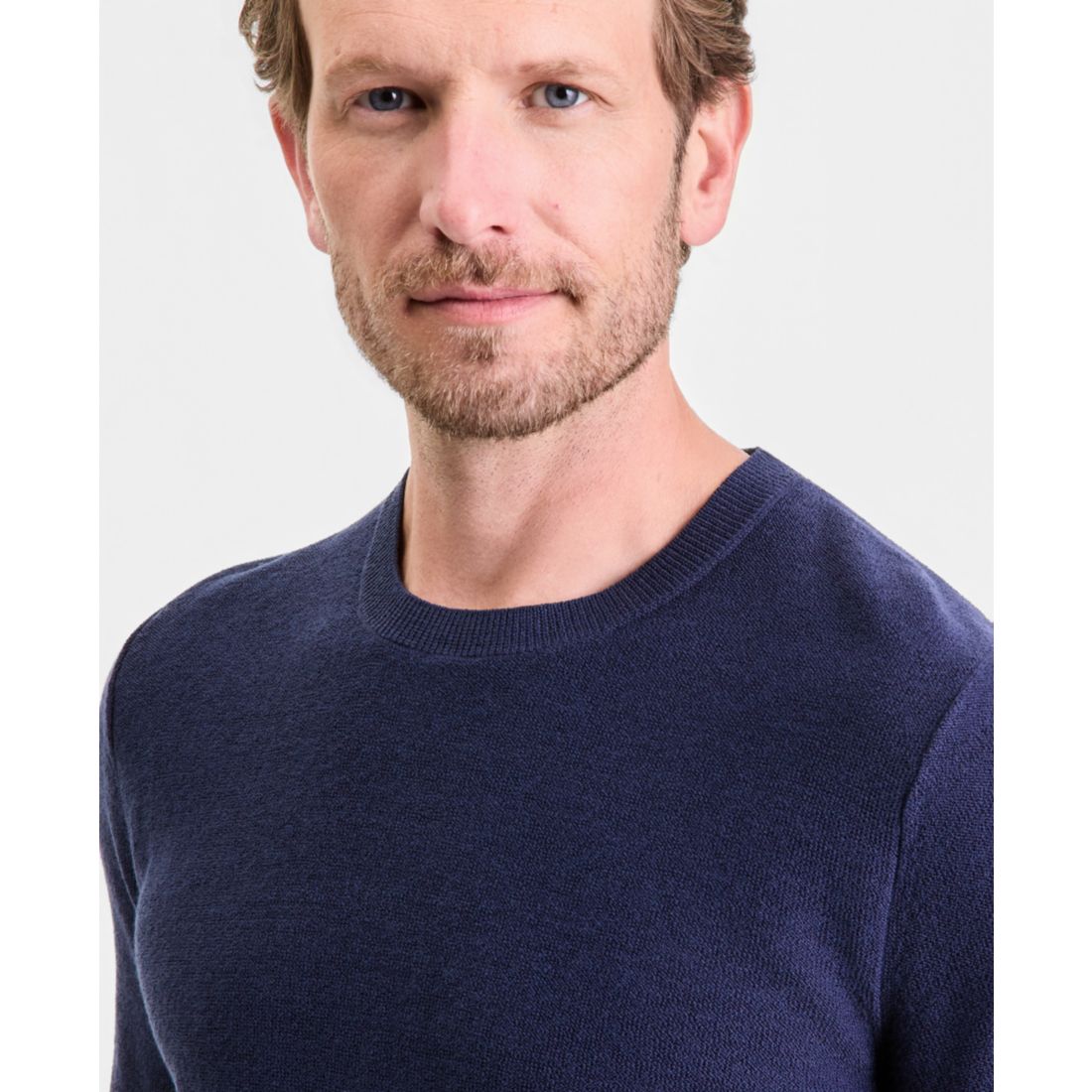 Club Room Men's Short-Sleeve Boucle Sweater T-Shirt, Macy's Exclusive