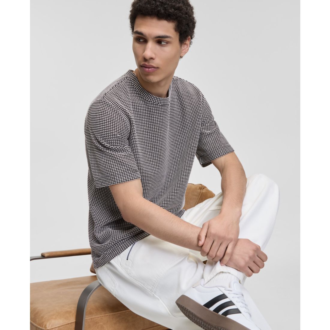 Mode of One Men's Printed Relaxed Round-Neck T-Shirt, Macy's Exclusive