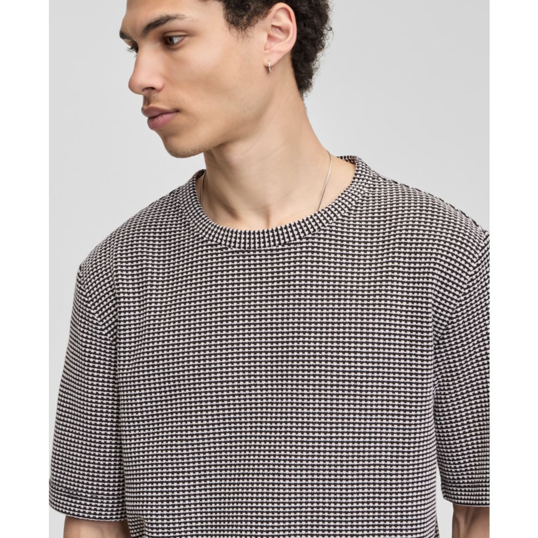 Mode of One Men's Printed Relaxed Round-Neck T-Shirt, Macy's Exclusive