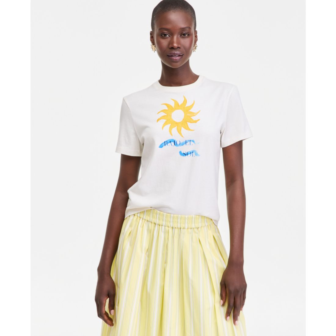 On 34th Women's Bajo El Sol Graphic T-Shirt, Macy's Exclusive