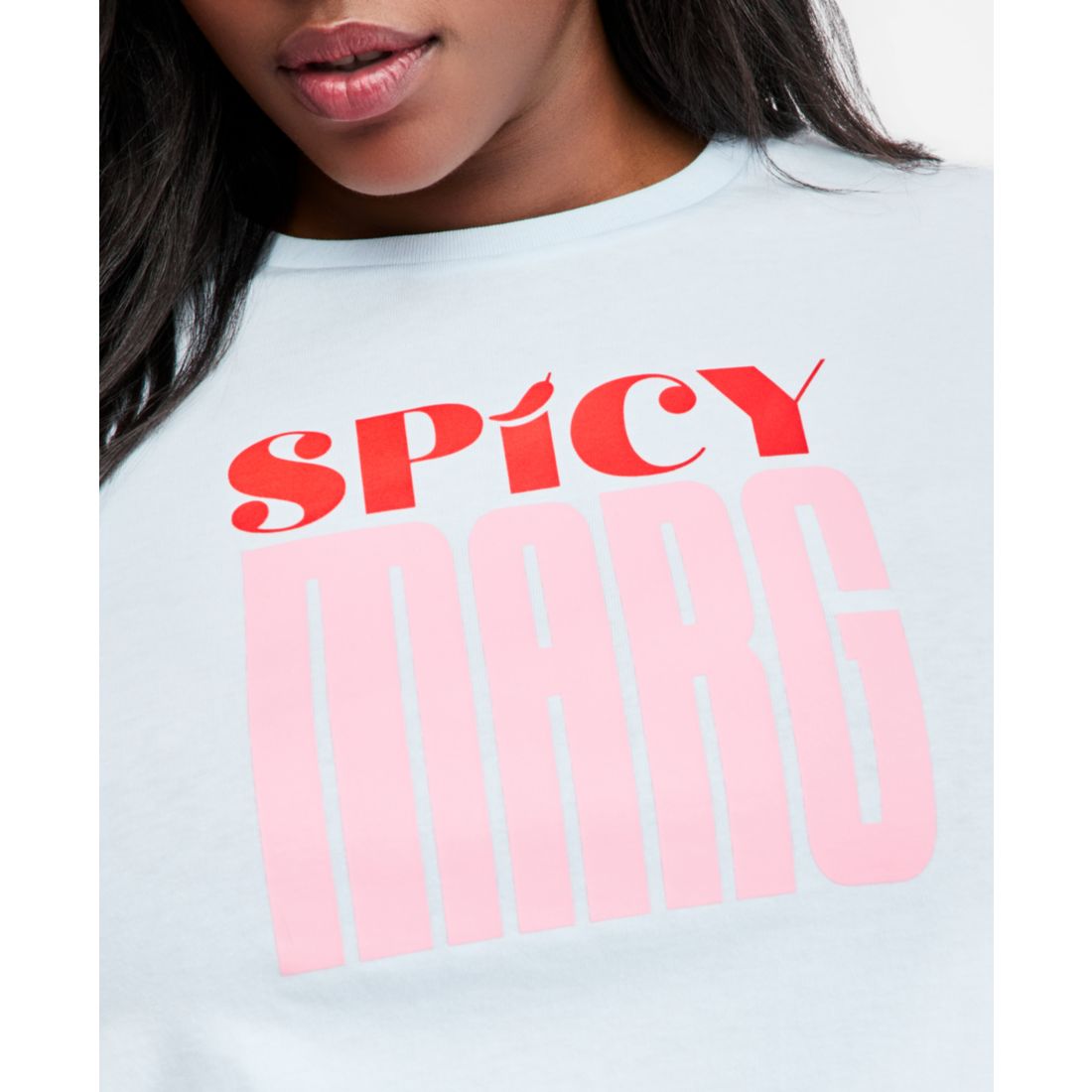 On 34th Trendy Plus Size Spicy Graphic T-Shirt, Macy's Exclusive