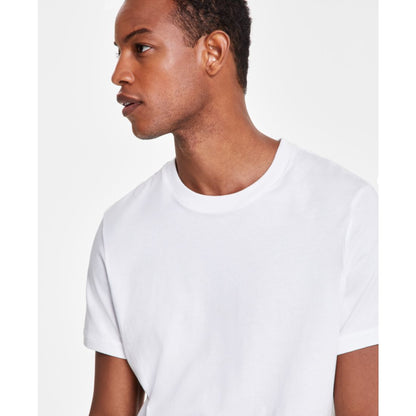 Alfani Men's Mercerized Cotton Short Sleeve Crewneck T-Shirt, Created for Macy's