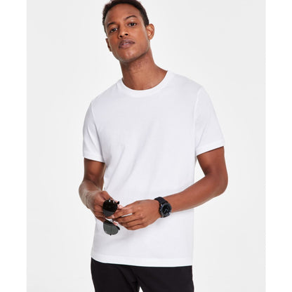 Alfani Men's Mercerized Cotton Short Sleeve Crewneck T-Shirt, Created for Macy's
