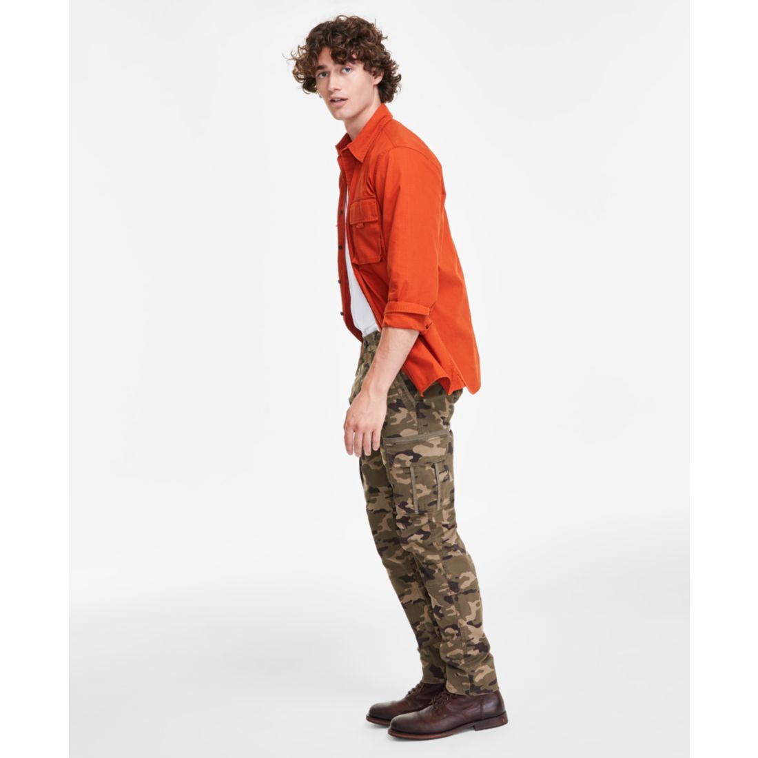 Sun + Stone Men's Morrison Camouflage Cargo Pants