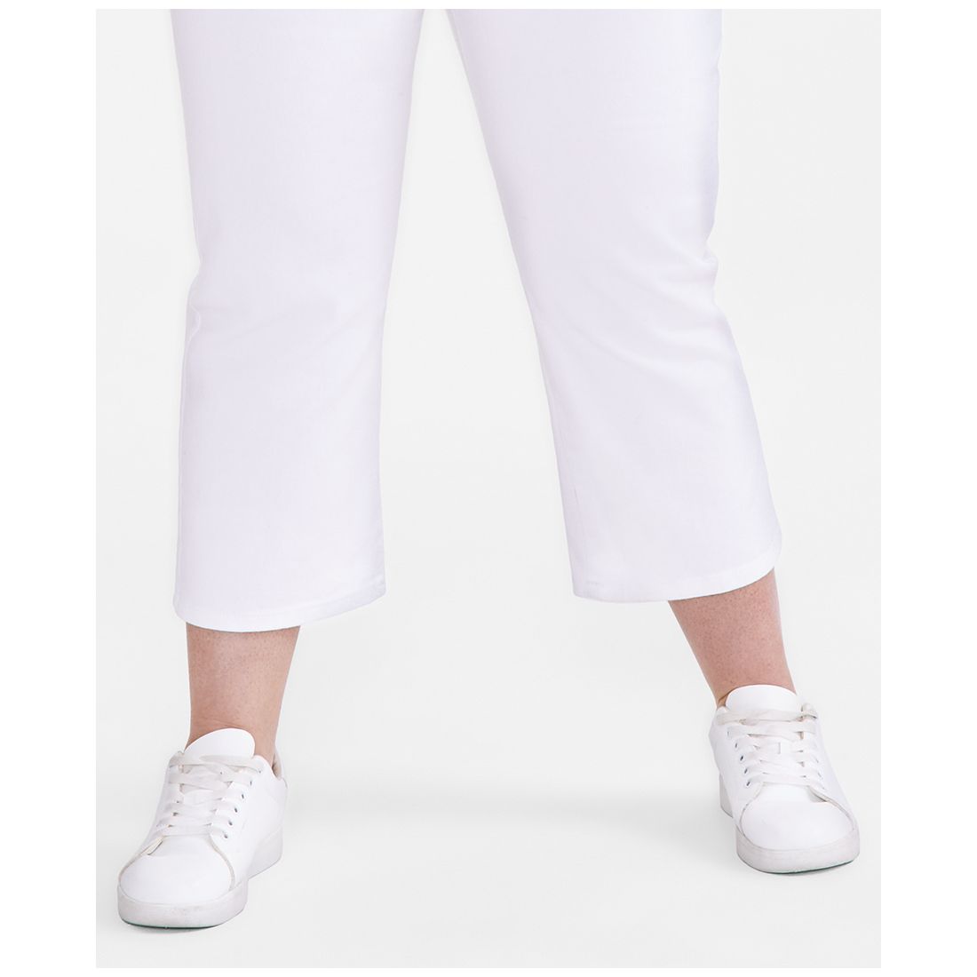 Style & Co Plus Size Mid-Rise Curvy Capri Jeans, Exclusively at Macy's