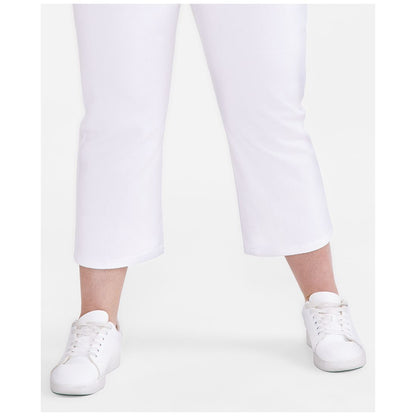 Style & Co Plus Size Mid-Rise Curvy Capri Jeans, Exclusively at Macy's