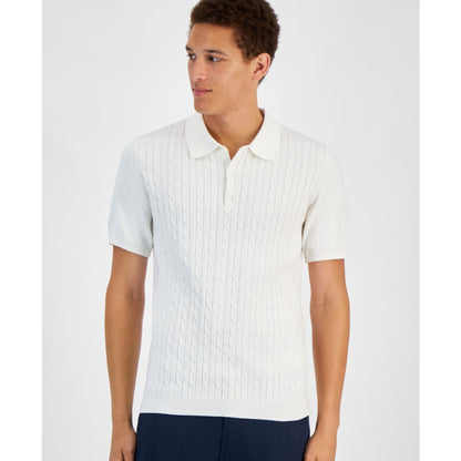 Club Room Men's Regular-Fit Sweater-Knit Polo Shirt, Created for Macy's