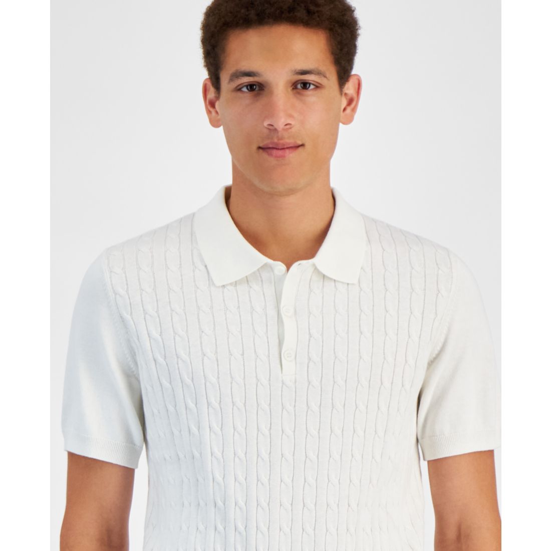 Club Room Men's Regular-Fit Sweater-Knit Polo Shirt, Created for Macy's