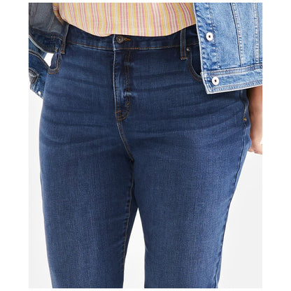 Style & Co Plus Size Mid-Rise Curvy Capri Jeans, Exclusively at Macy's