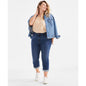 Style & Co Plus Size Mid-Rise Curvy Capri Jeans, Exclusively at Macy's