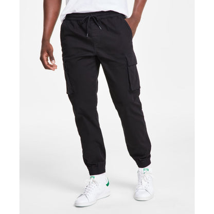 Sun + Stone Men's Garment-Dyed Cargo Jogger Pants, Created for Macy's