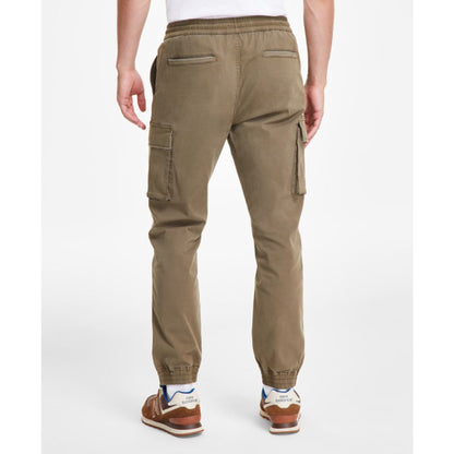 Sun + Stone Men's Garment-Dyed Cargo Jogger Pants, Created for Macy's