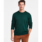 Club Room Men's Solid Crew Neck Merino Wool Blend Sweater, Created for Macy's