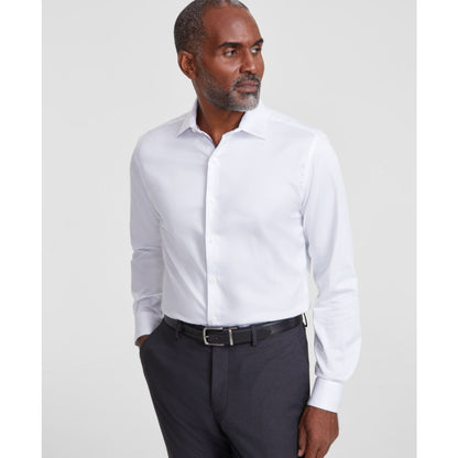 Bar Iii Men's Spread-Collar Sateen Dress Shirt, Created for Macy's