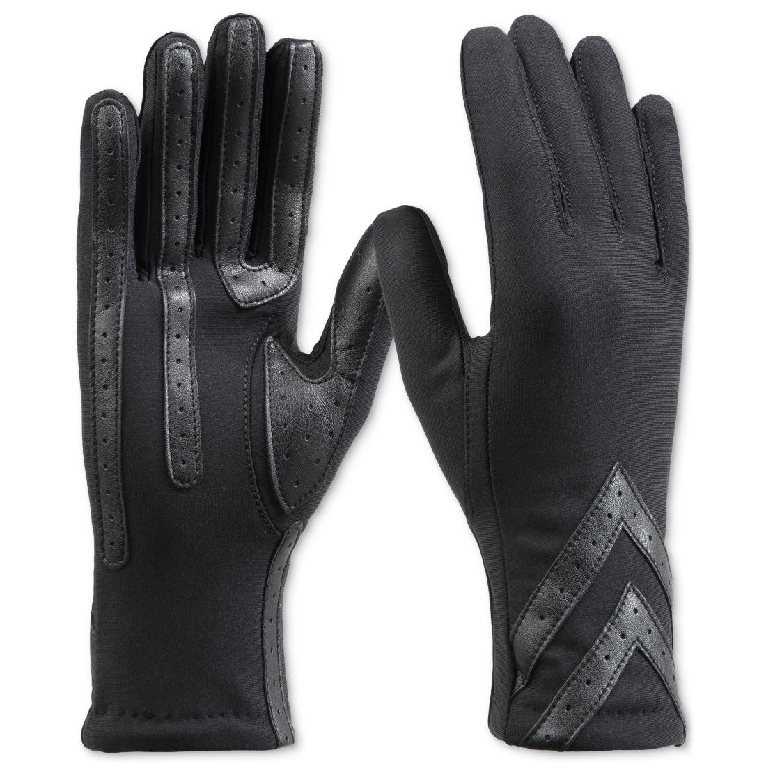 Isotoner Signature Women's Water-Repellent Heritage Chevron Gloves
