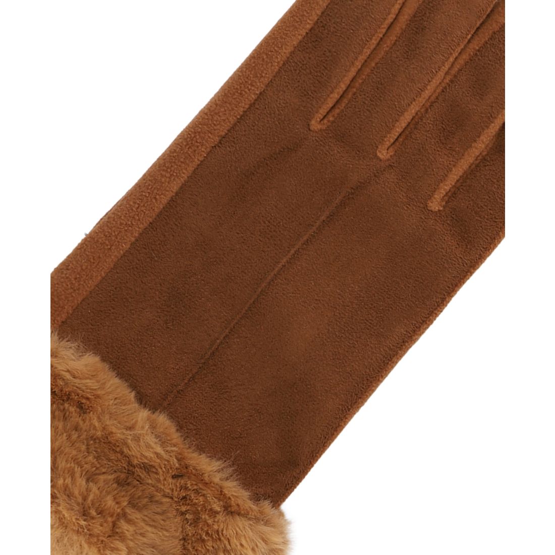 Isotoner Signature Women's Mya smartDRI Faux-Fur Cuff Gloves