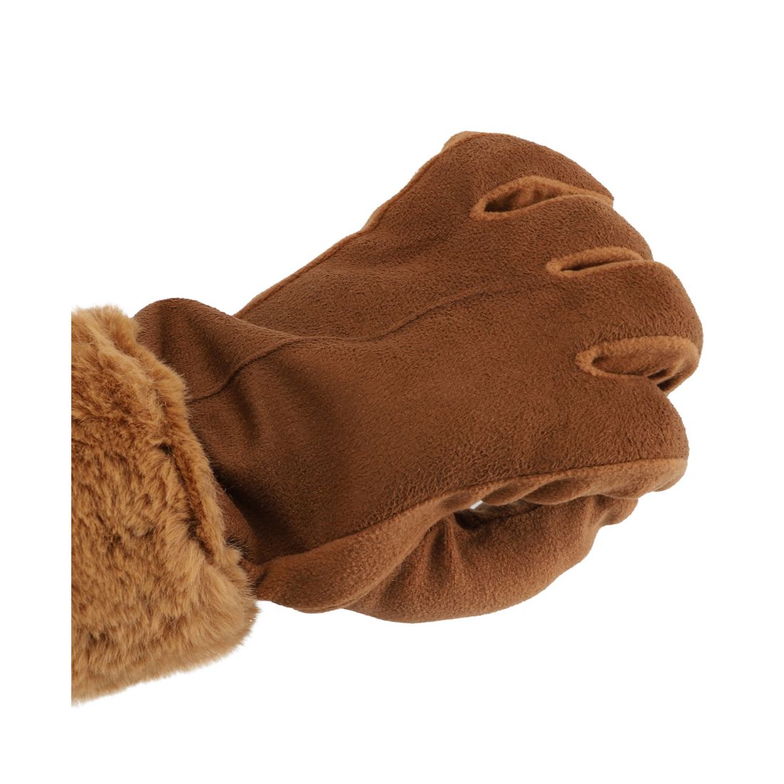 Isotoner Signature Women's Mya smartDRI Faux-Fur Cuff Gloves