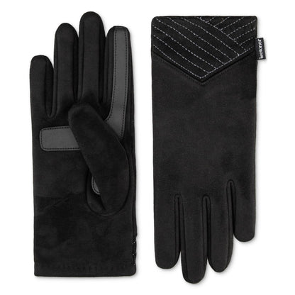 Isotoner Signature Women's Stretch Microsuede Gloves with SmarDRI and SmarTouch