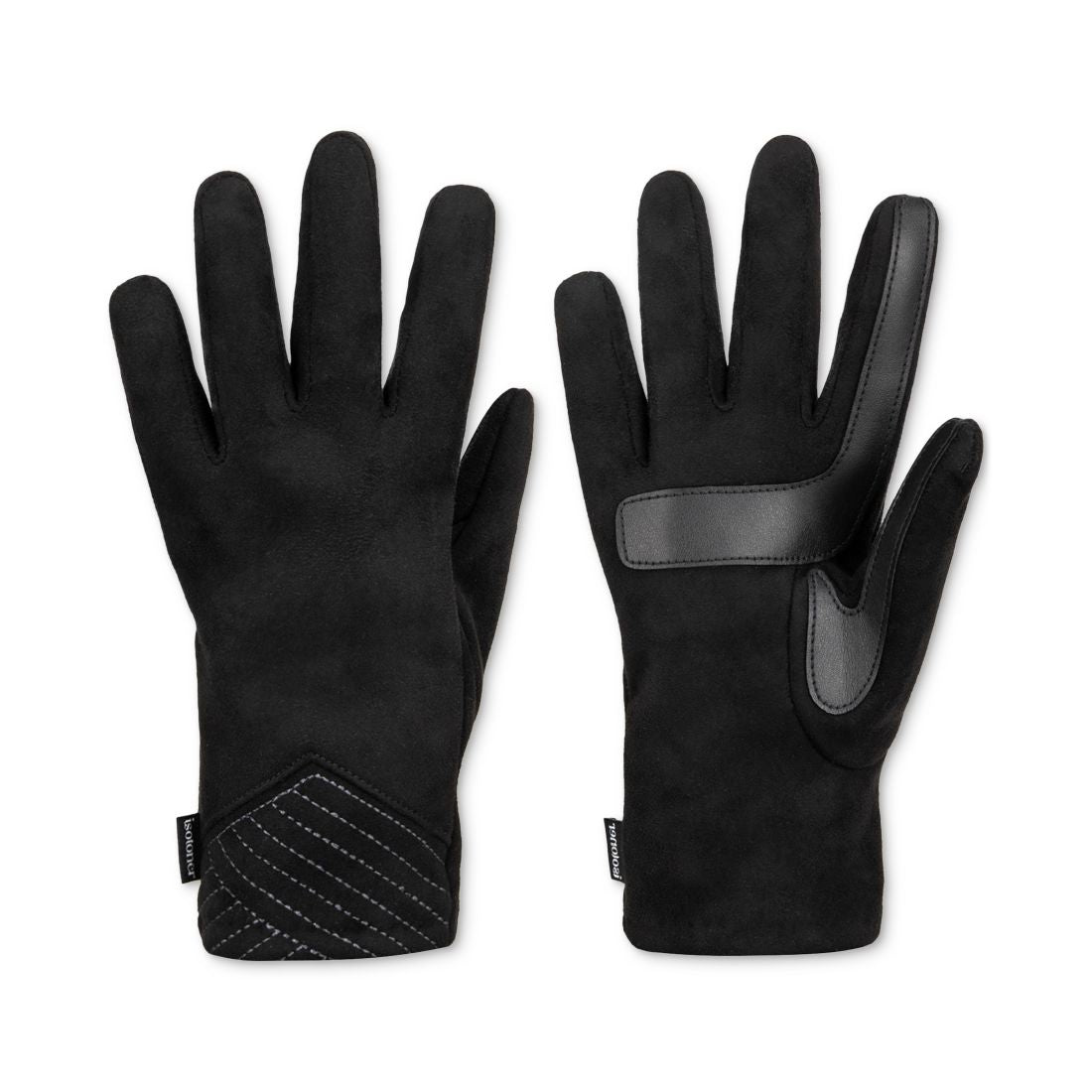 Isotoner Signature Women's Stretch Microsuede Gloves with SmarDRI and SmarTouch