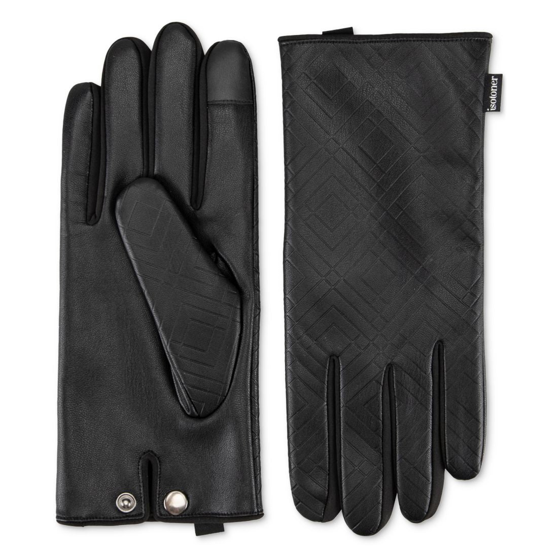 Isotoner Signature Gem SmarTouch Faux-Leather Gloves