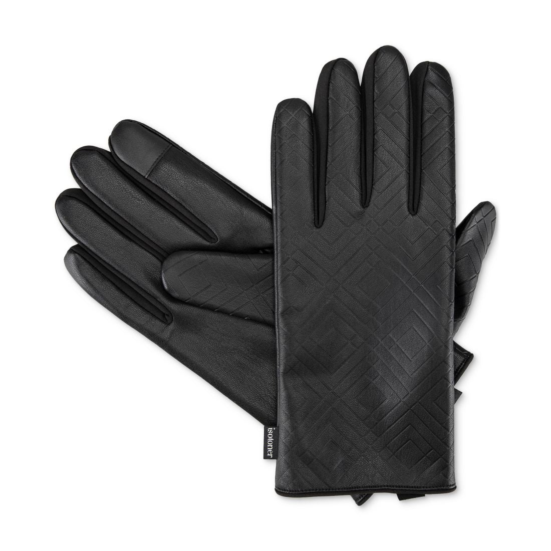 Isotoner Signature Gem SmarTouch Faux-Leather Gloves