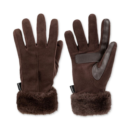 Isotoner Signature Women's Mya smartDRI Faux-Fur Cuff Gloves