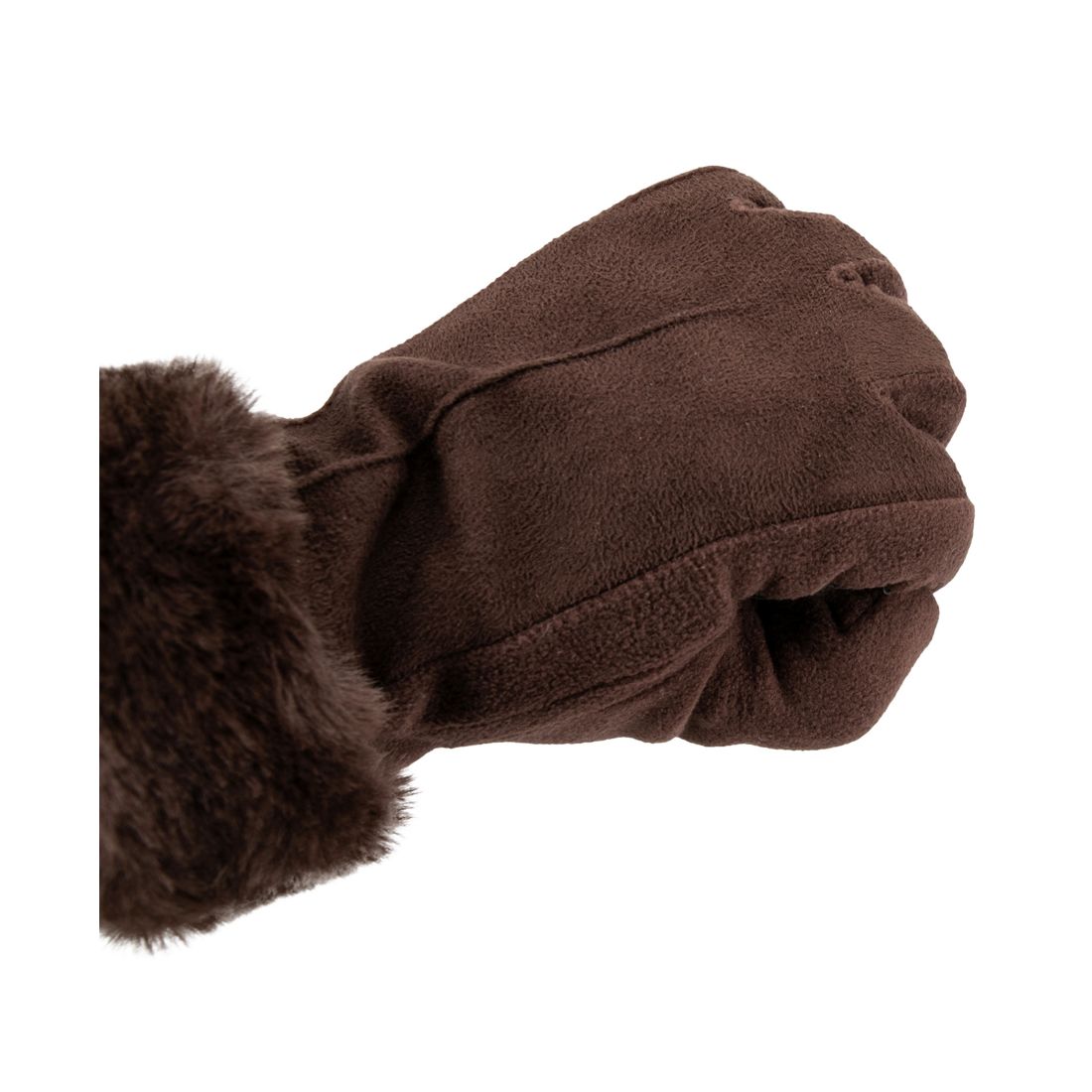 Isotoner Signature Women's Mya smartDRI Faux-Fur Cuff Gloves