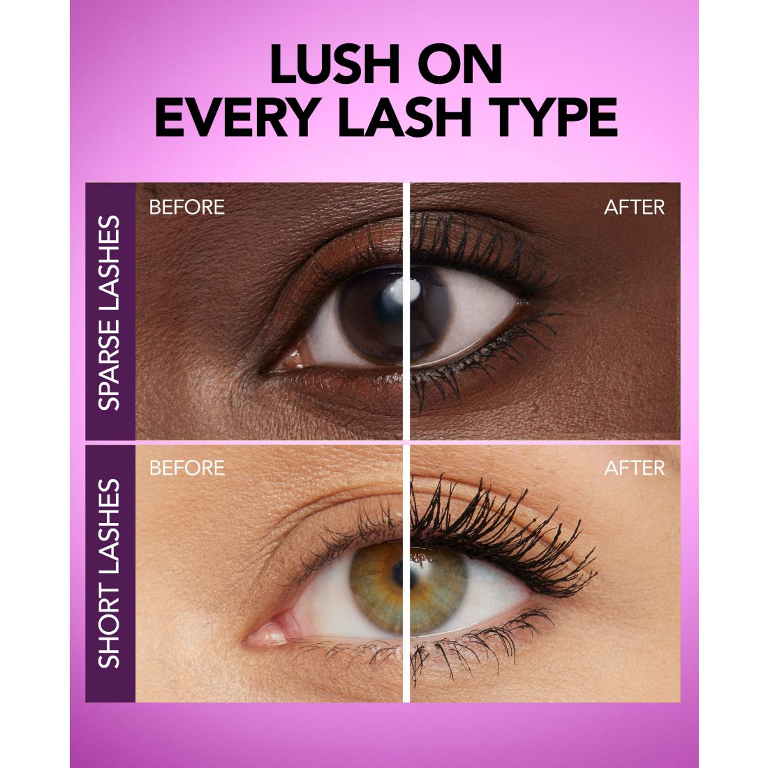 Buxom Cosmetics Lash Waterproof Volumizing Mascara, 0.37 oz.