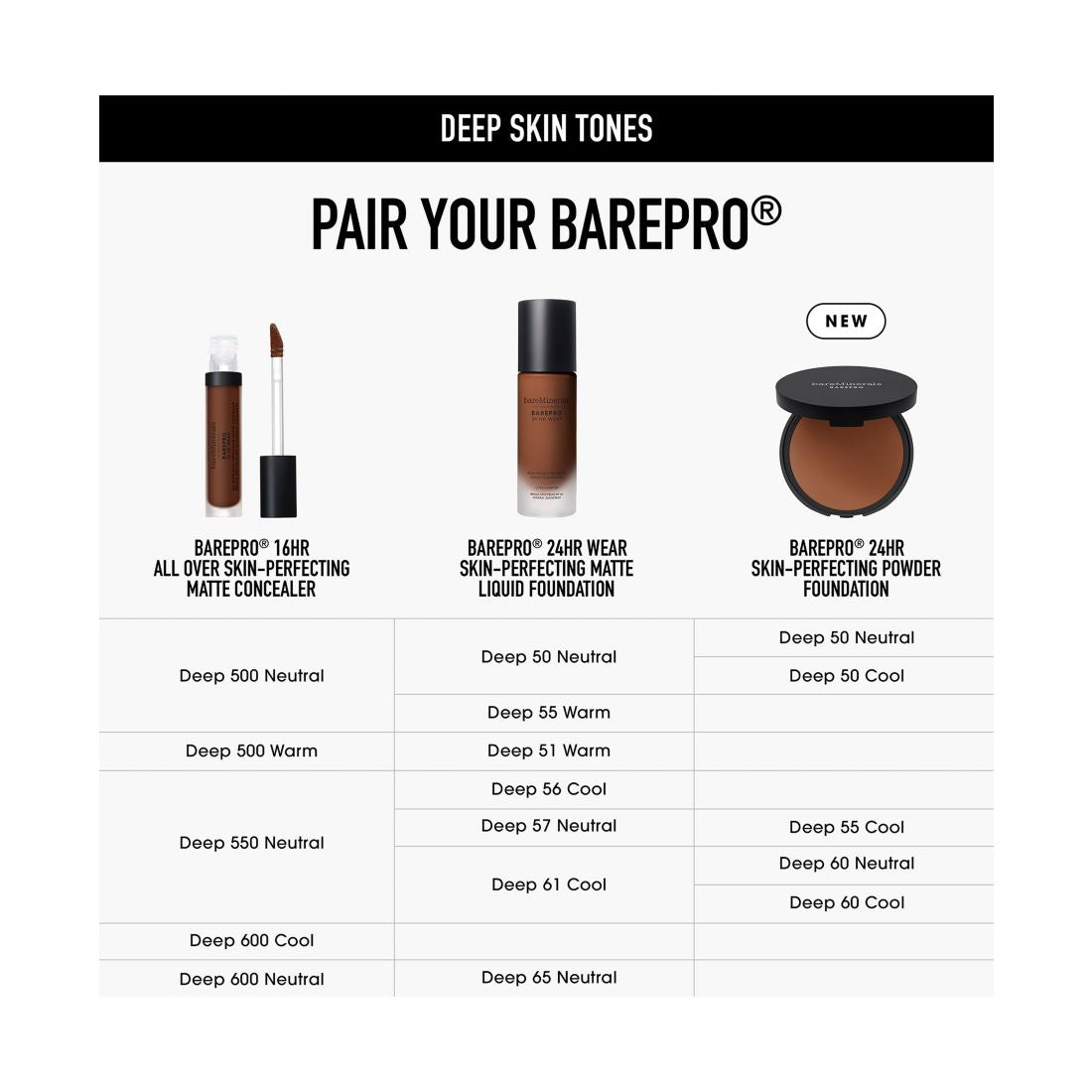 Barepro 24HR Skin Perfecting Talc-Free Matte Powder Foundation