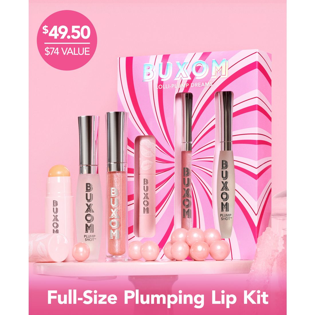 Buxom Cosmetics 3-Pc. Lolli-Plump Dreams Holiday Gift Set