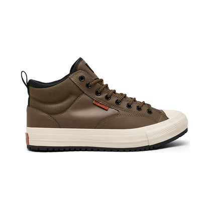 Converse Men's Chuck Taylor All Star Malden Street Mid Waterproof Casual Boots from Finish Line - Brown, Black