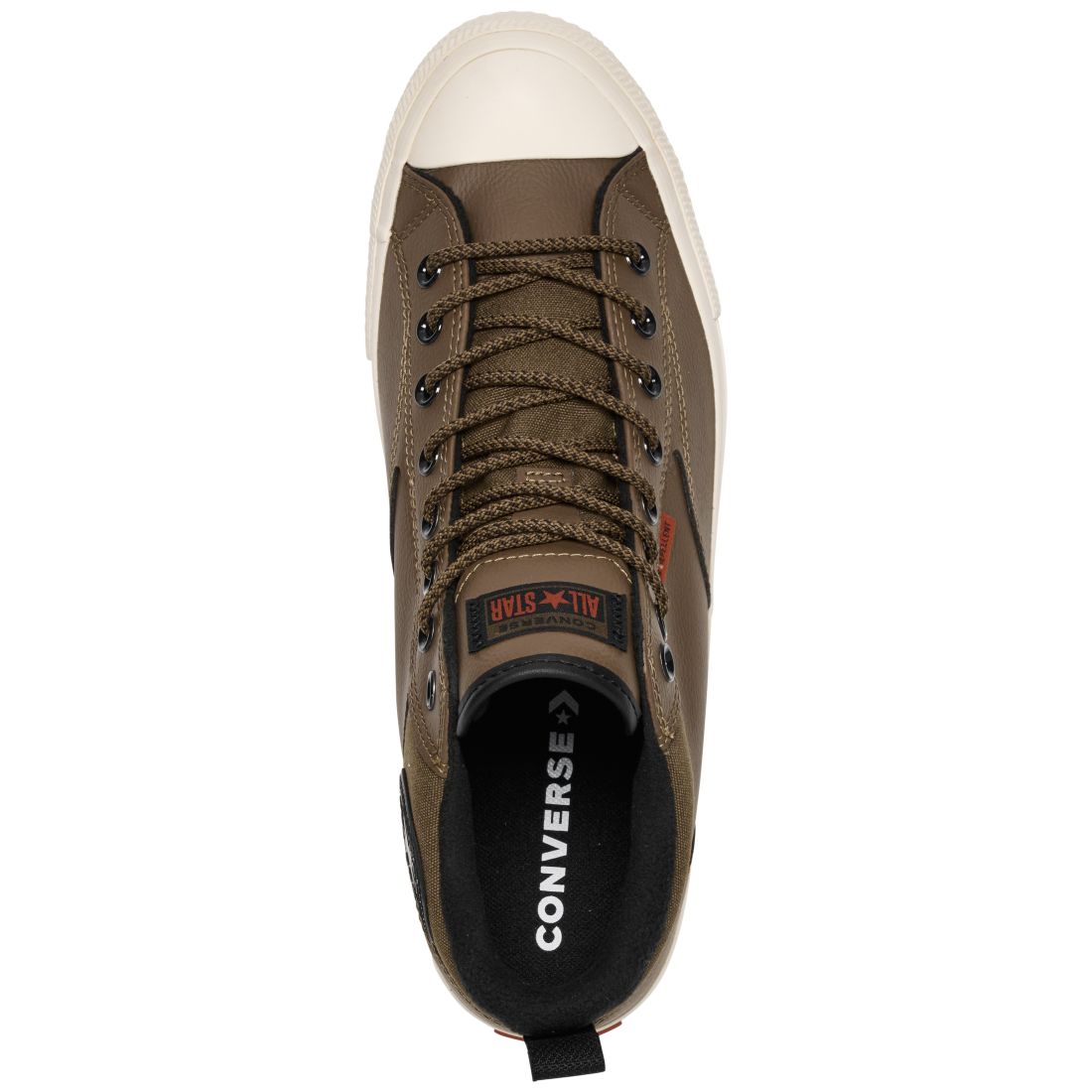 Converse Men's Chuck Taylor All Star Malden Street Mid Waterproof Casual Boots from Finish Line - Brown, Black