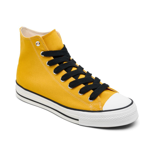 Converse Men's Chuck Taylor All Star Throwback Casual Sneakers from Finish Line - Gold palm, White