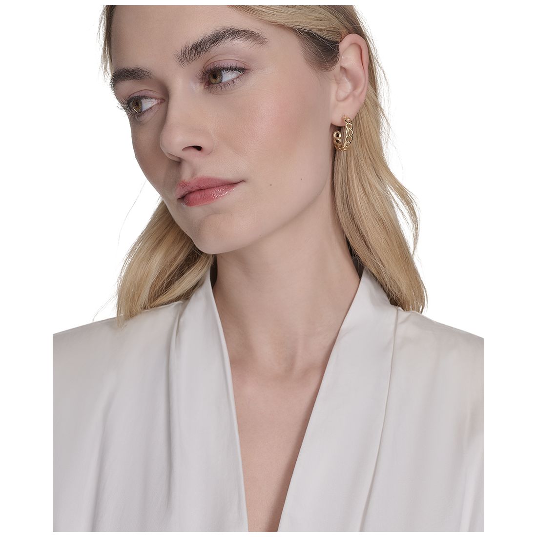 Vince Camuto Women's Smock Waist Front Zip Midi Dress