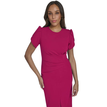 Vince Camuto Women's Scuba Crepe Crewneck Bodycon Dress
